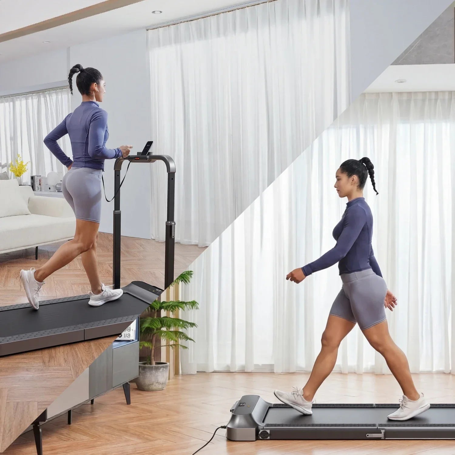 Складная беговая дорожка WalkingPad R2 Walk&Run 2-в-1